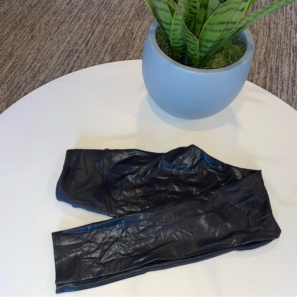 Synthetic leather leggings Jane and bleecker medium size